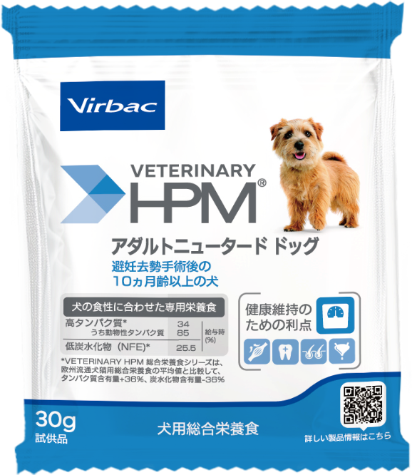 ベテリナリーHPM アダルトニュータード ドッグ 30g